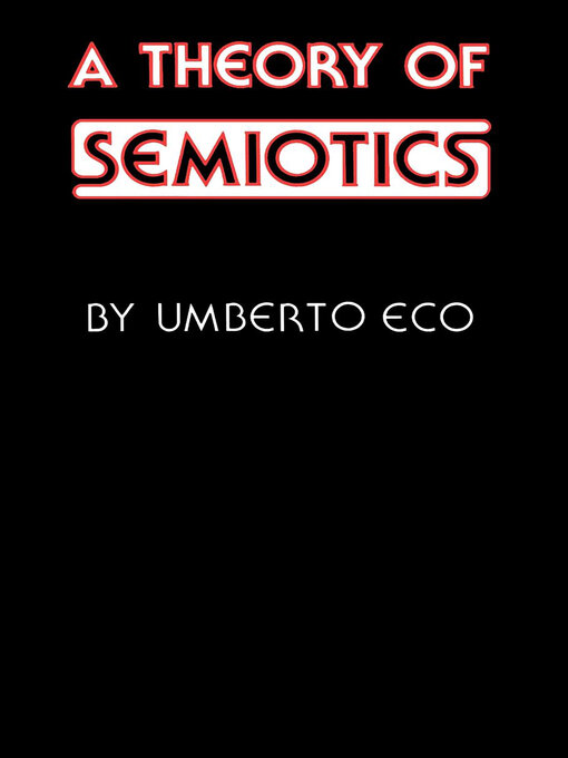 Upplýsingar um A Theory of Semiotics eftir Umberto Eco - Biðlisti